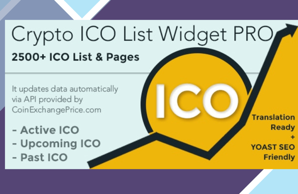 Crypto ICO List Widgets Pro – WordPress ICO Database Plugin