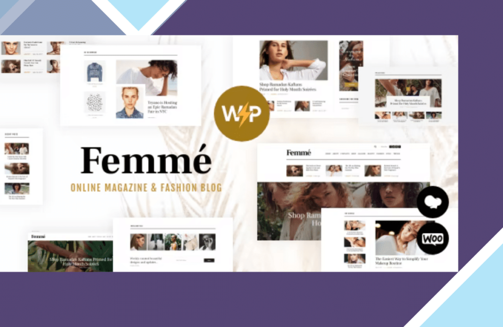 Femme An Online Magazine and Fashion Blog Theme