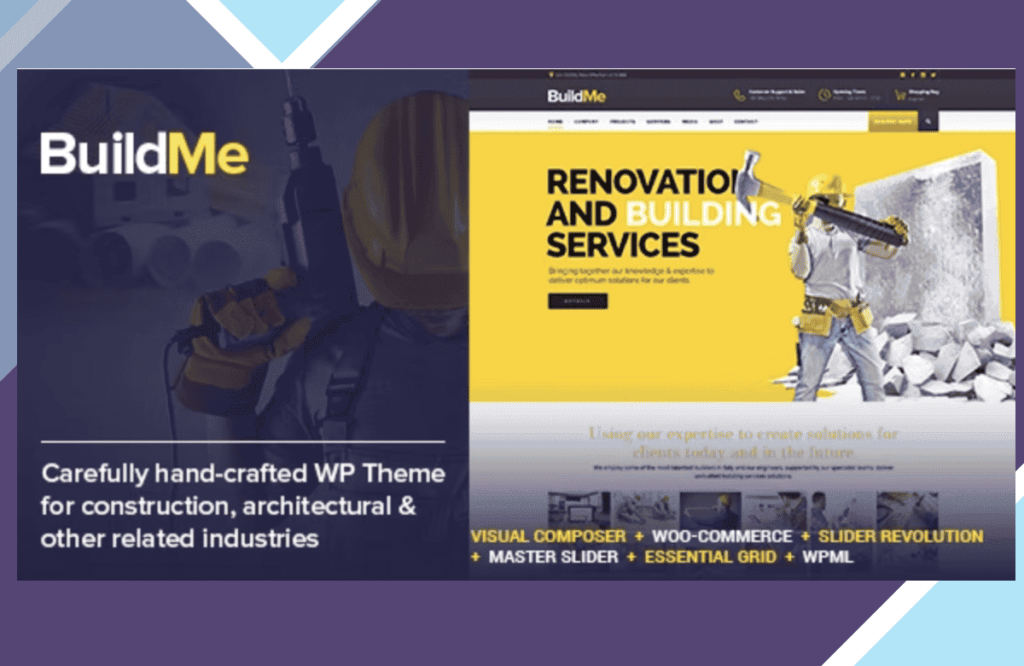 BuildMe – Construction and Architectural WP Theme