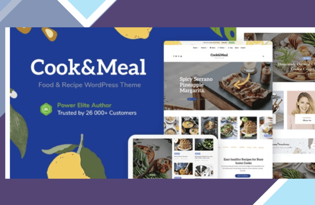 CookAndMeal – Food Blog and Recipe WordPress Theme