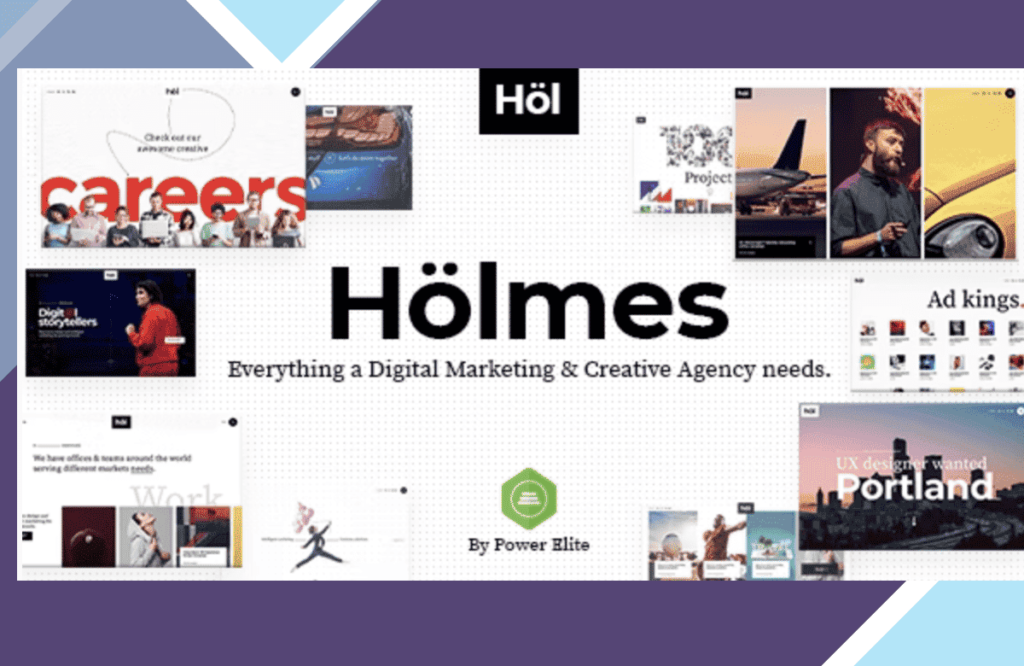 Holmes – Digital Agency WordPress Theme