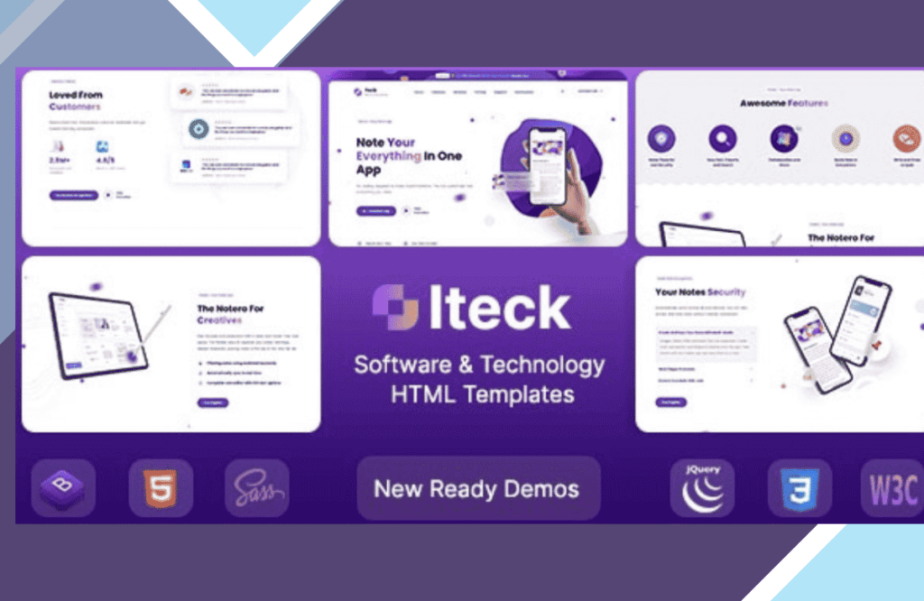 Iteck Software and Technology WordPress Theme