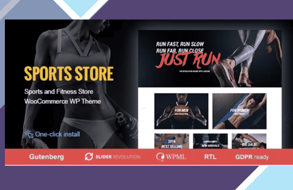 Sports Store – Sports Clothes and Fitness Equipment Store WP Theme