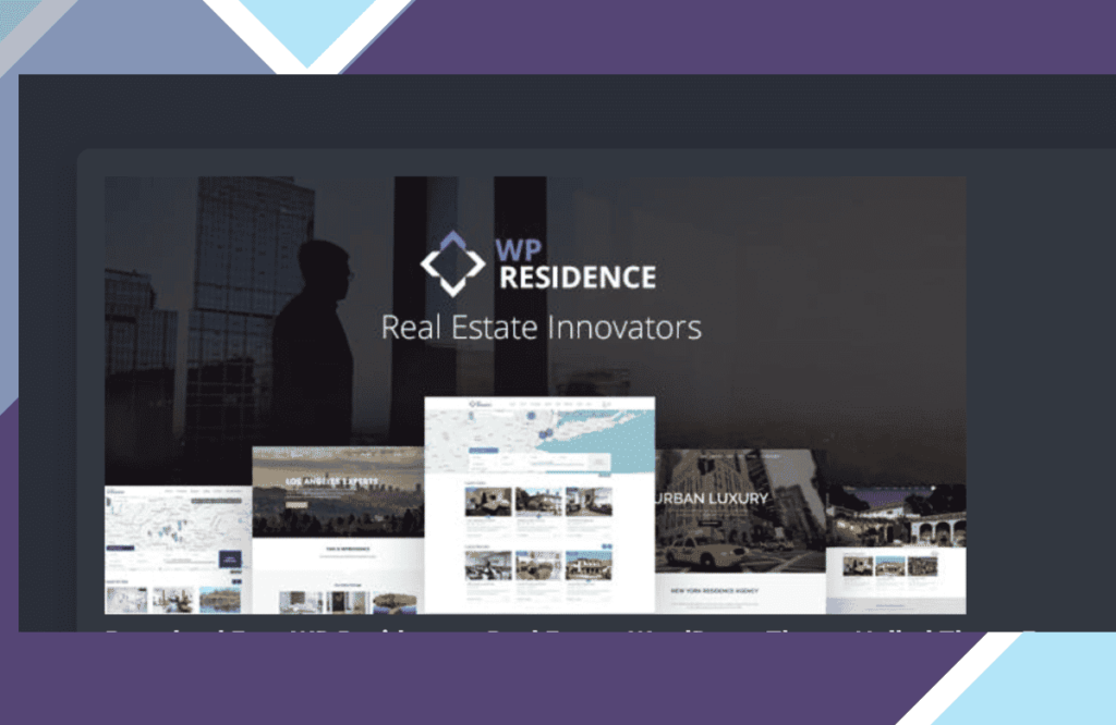 WP Residence – Best Real Estate WordPress Theme