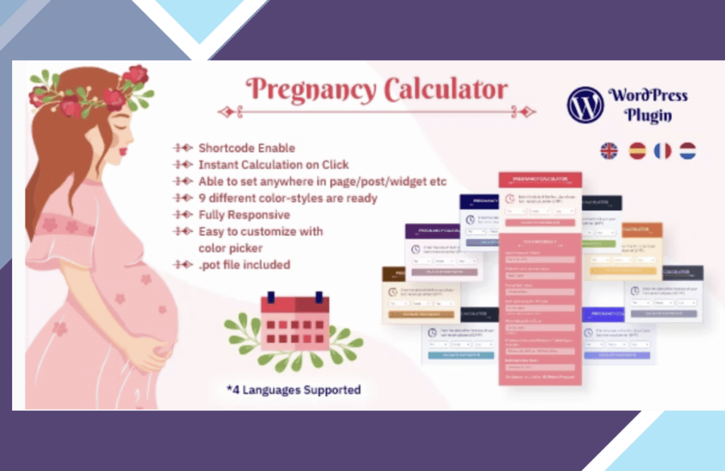 WordPress Pregnancy Calculator