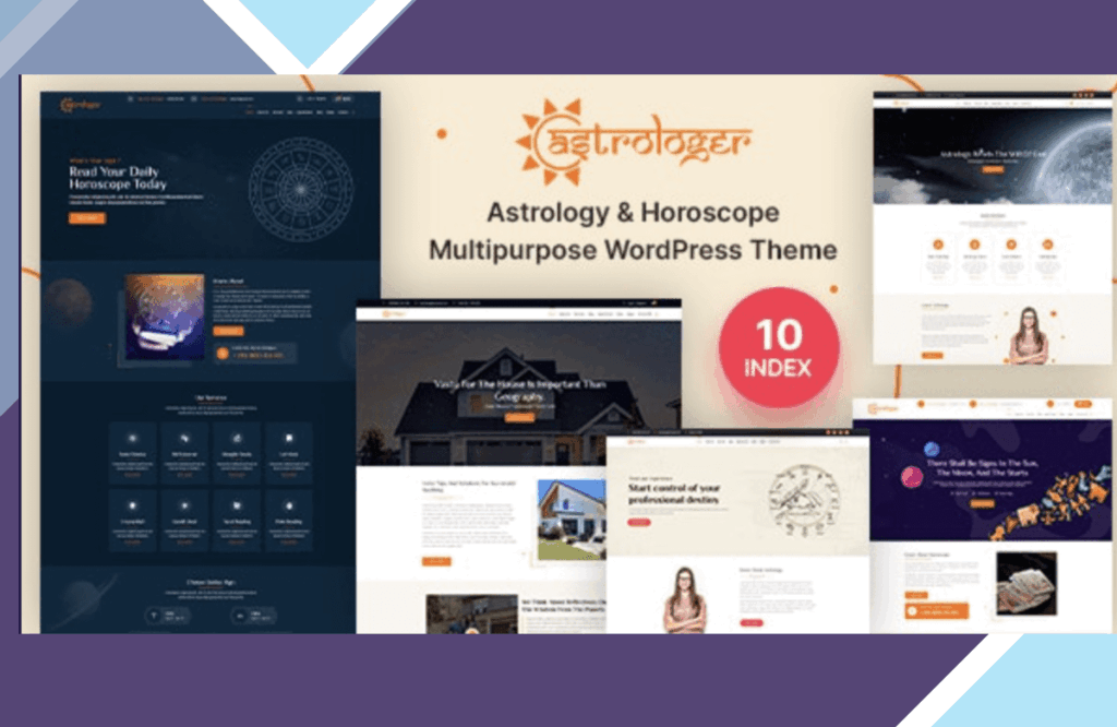 Astrologer – Horoscope and Astrology WordPress Theme