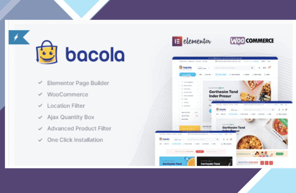 Bacola – Grocery Store and Food eCommerce Theme