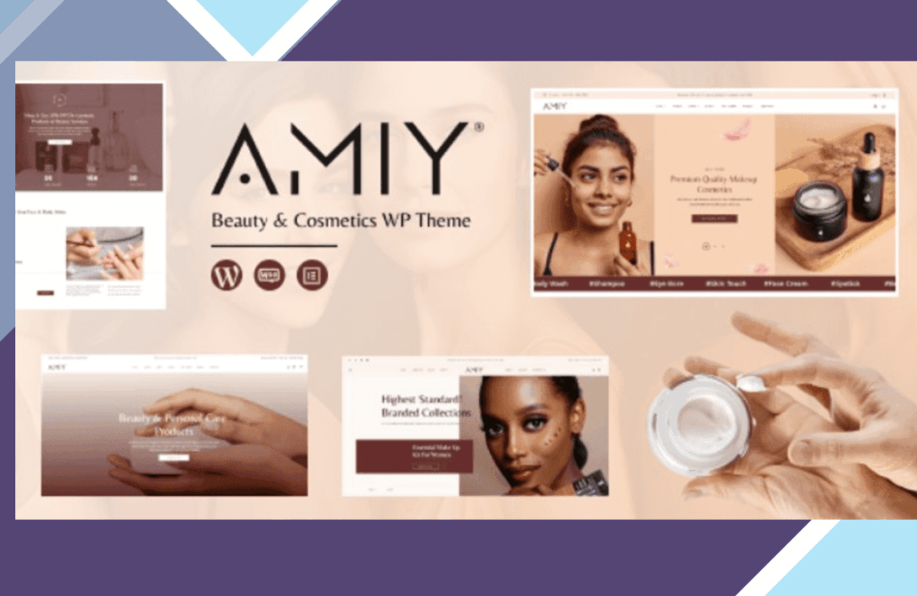 Amiy – Beauty Cosmetics Shop WordPress Theme