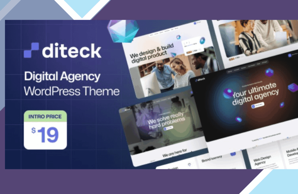 Diteck – Digital Agency WordPress Theme