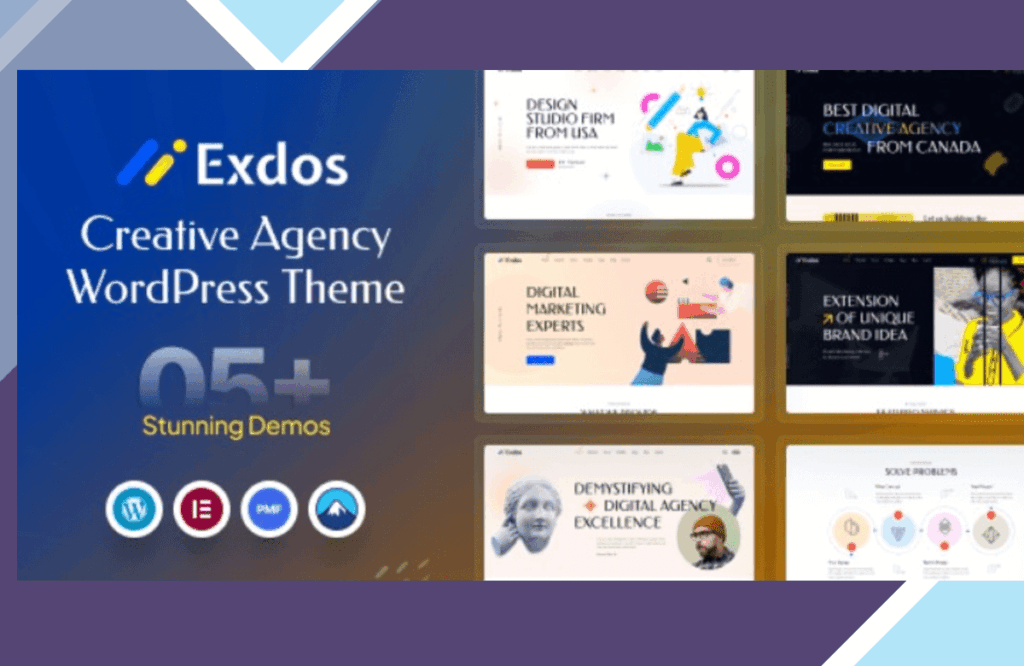 Exdos – Digital Agency WordPress Theme