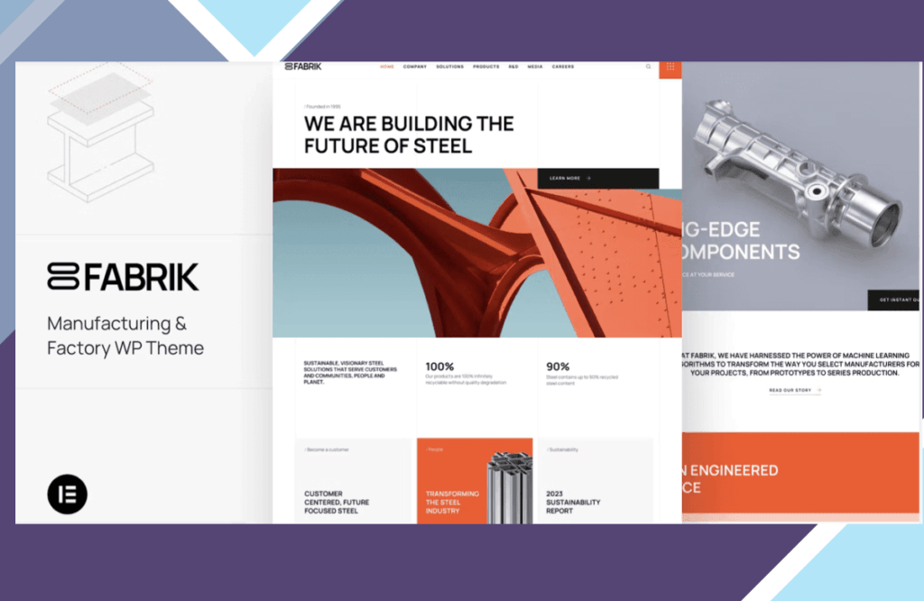 Fabrik – Manufacturing and Factory WordPress Theme