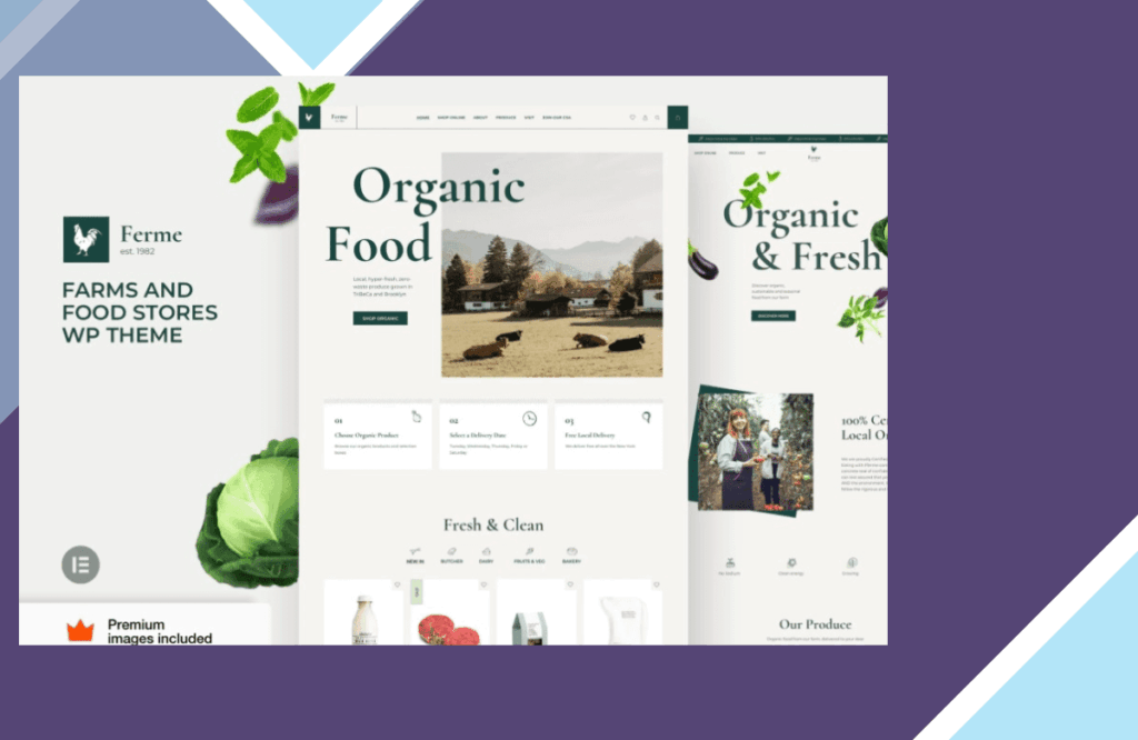 Ferme – Food Store and Farm Elementor Pro Theme