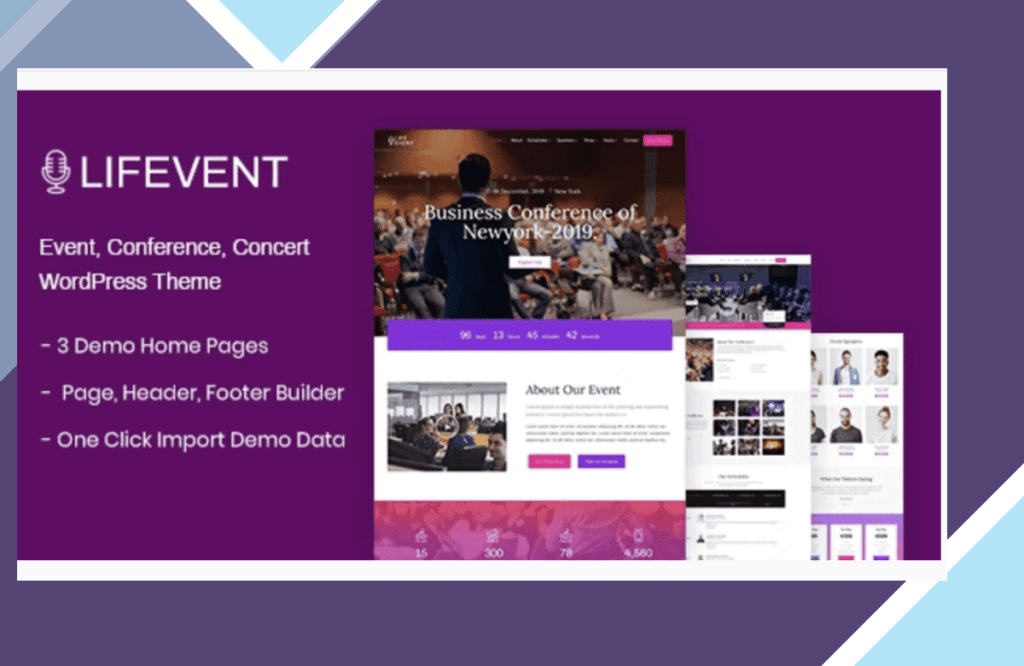 Lifevent – Conference WordPress Theme