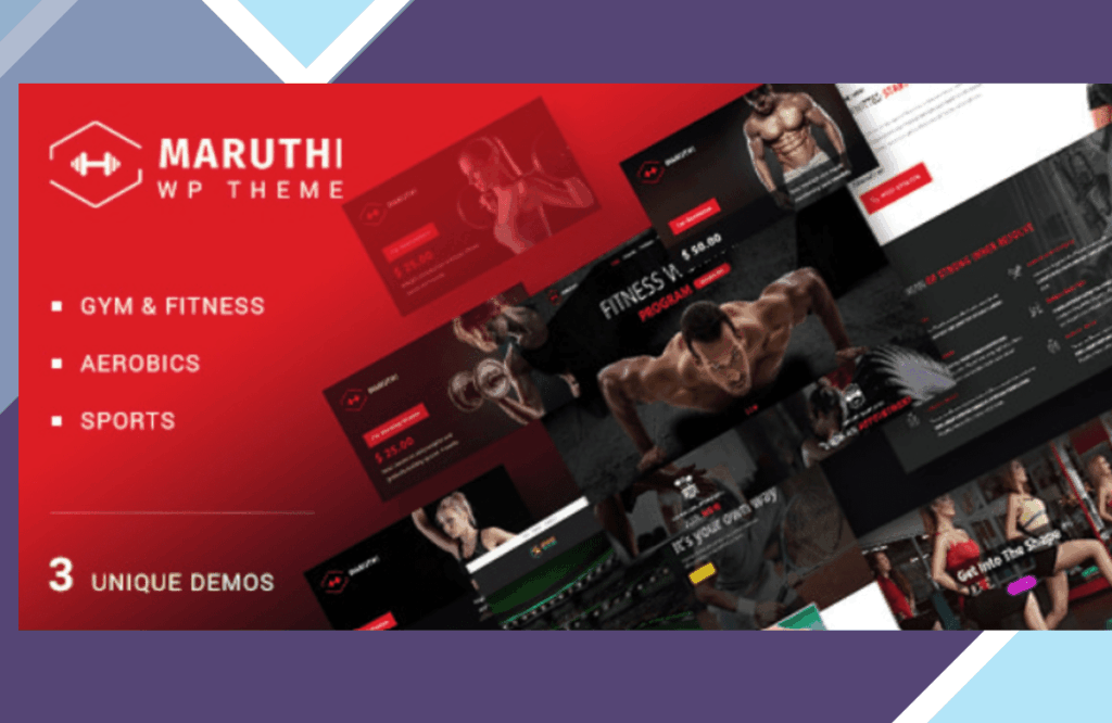 Maruthi Fitness – Fitness Center WordPress Theme
