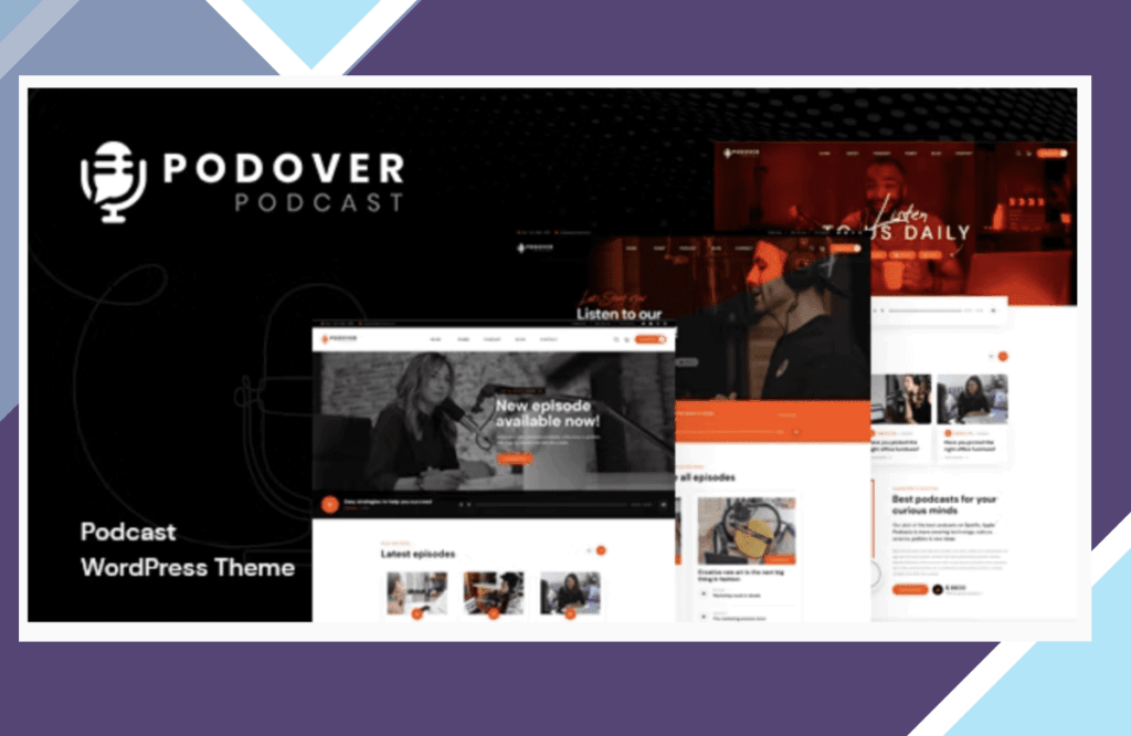 Podover – Podcast WordPress Theme