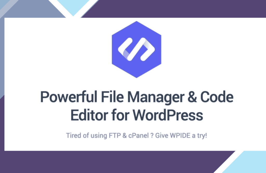 WPIDE File Manager and Code Editor Premium