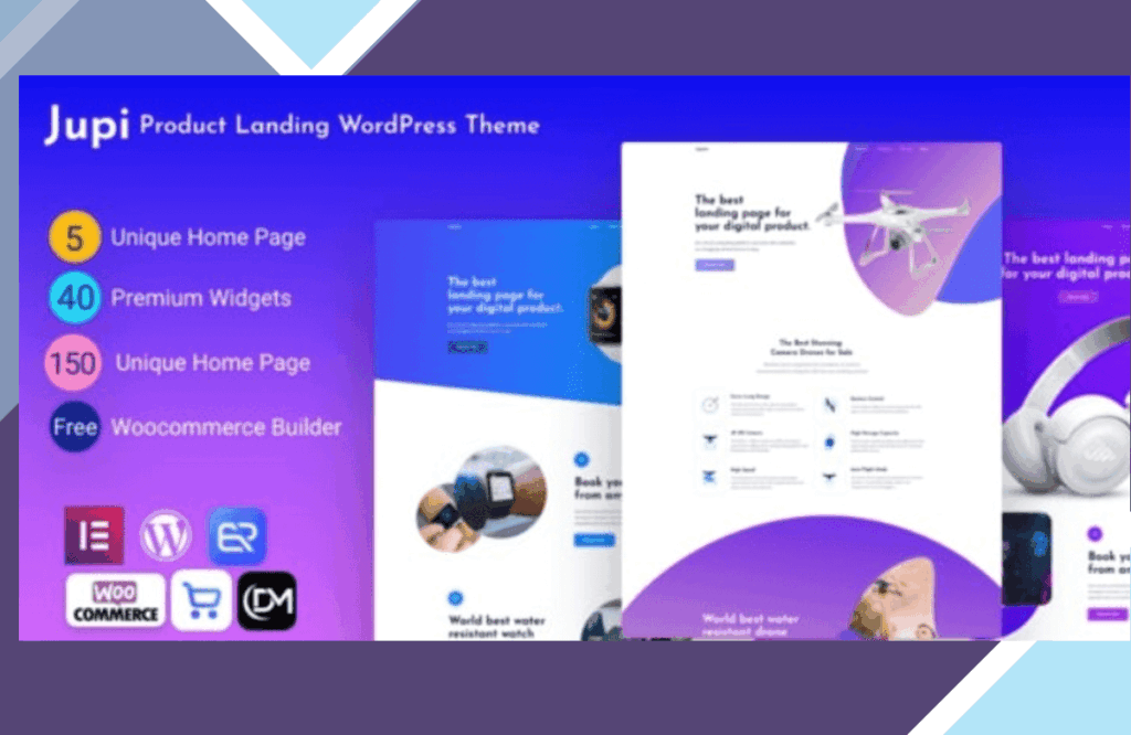 Jupi – Product Landing WordPress Theme