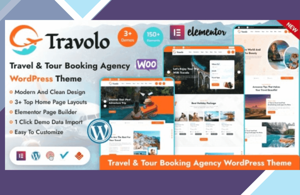 Travolo – Travel Agency and Tour Booking WordPress Theme
