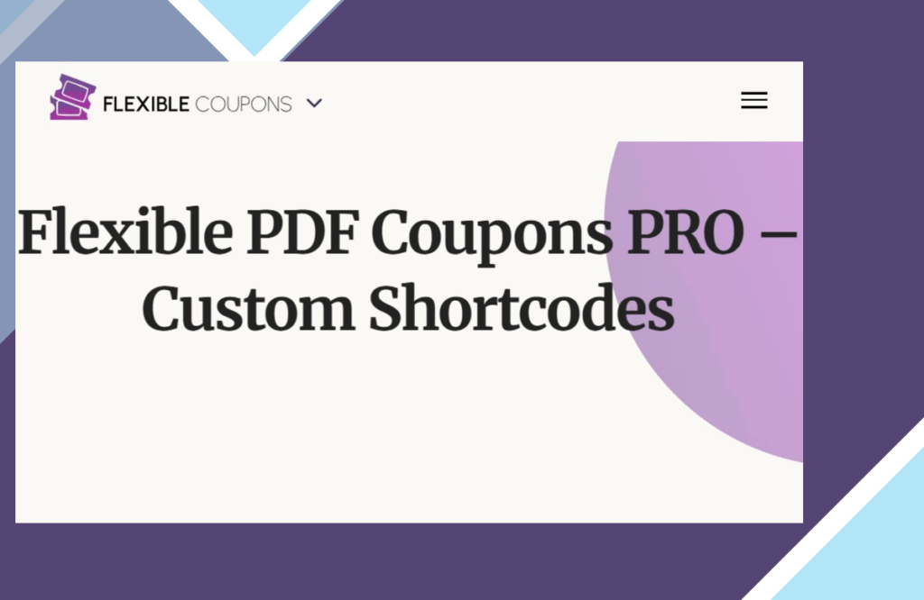 Flexible Coupons Shortcodes