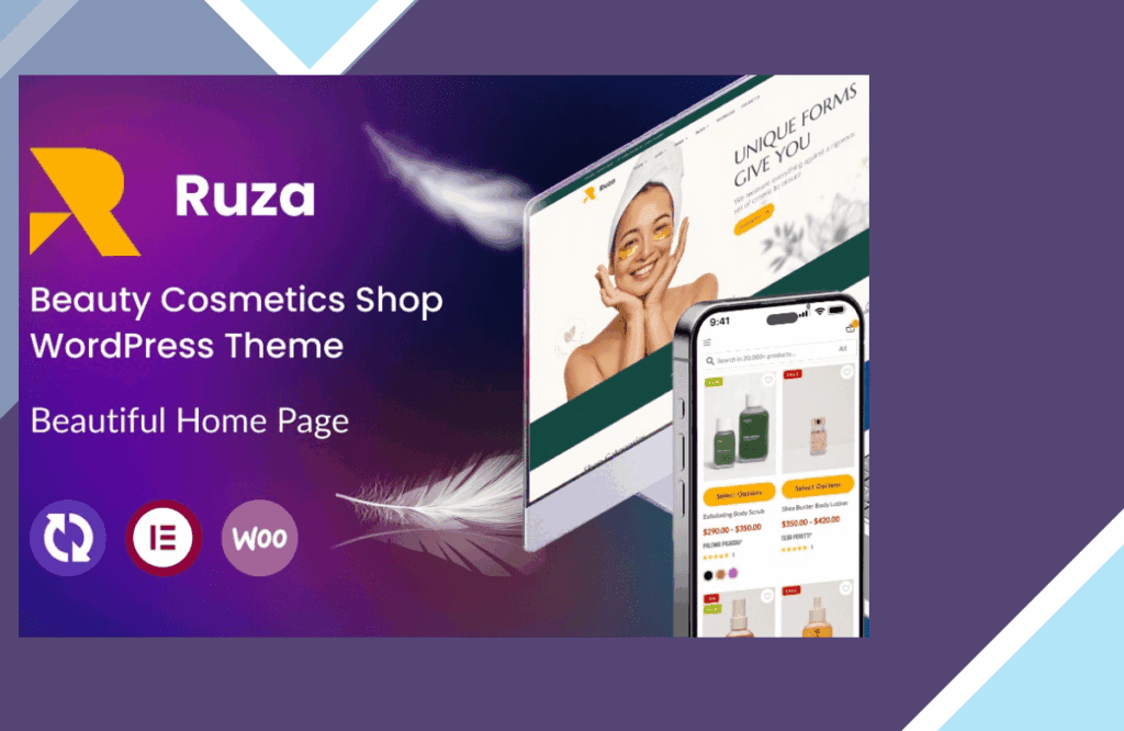 Ruza – Beauty Cosmetics Shop WordPress Theme