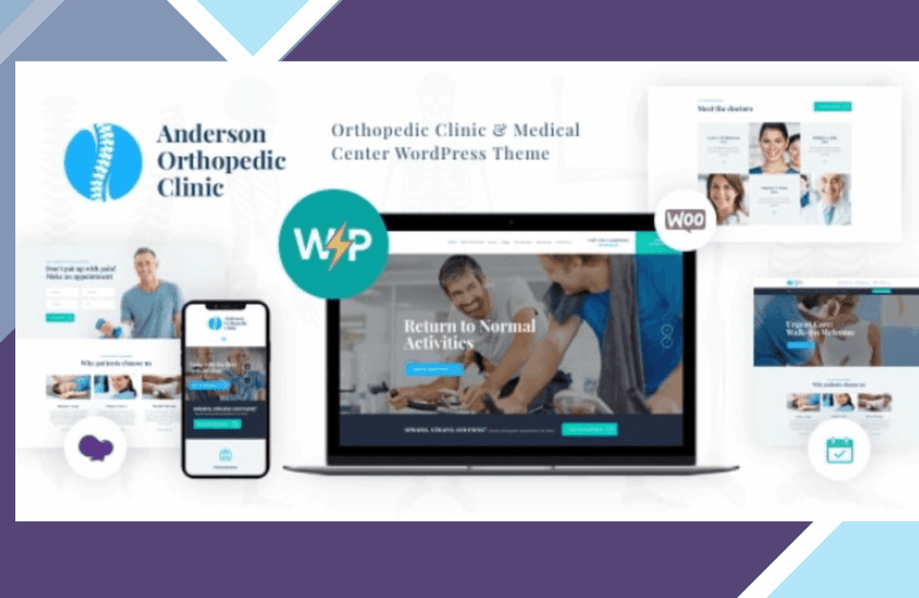Anderson | Orthopedic Clinic WordPress Theme