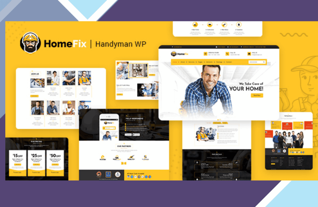 HomeFix Plumber Handyman Maintenance Theme