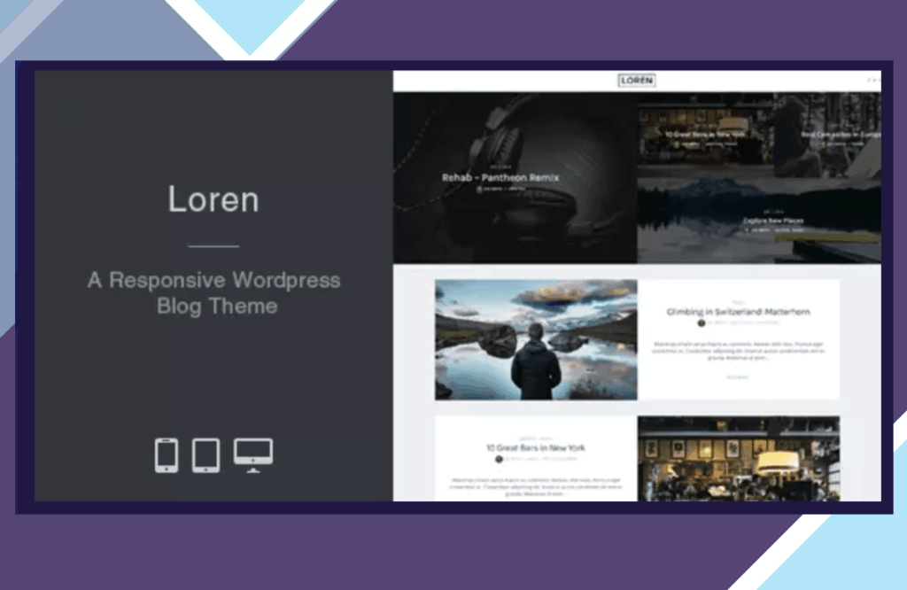 Loren – Responsive WordPress Blog Theme