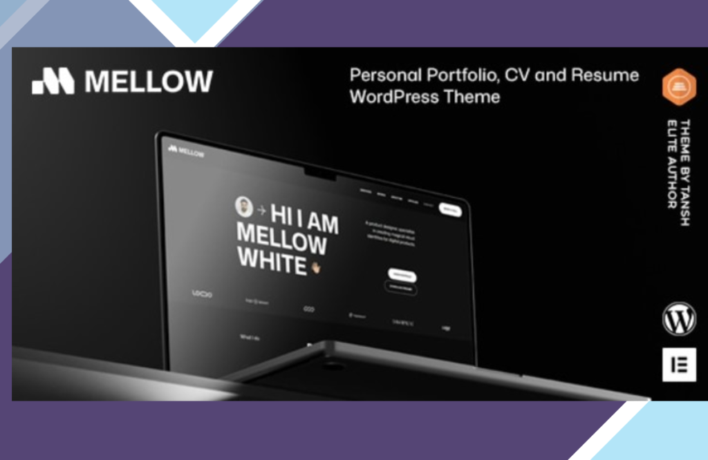 Mellow – Personal Portfolio WordPress Theme