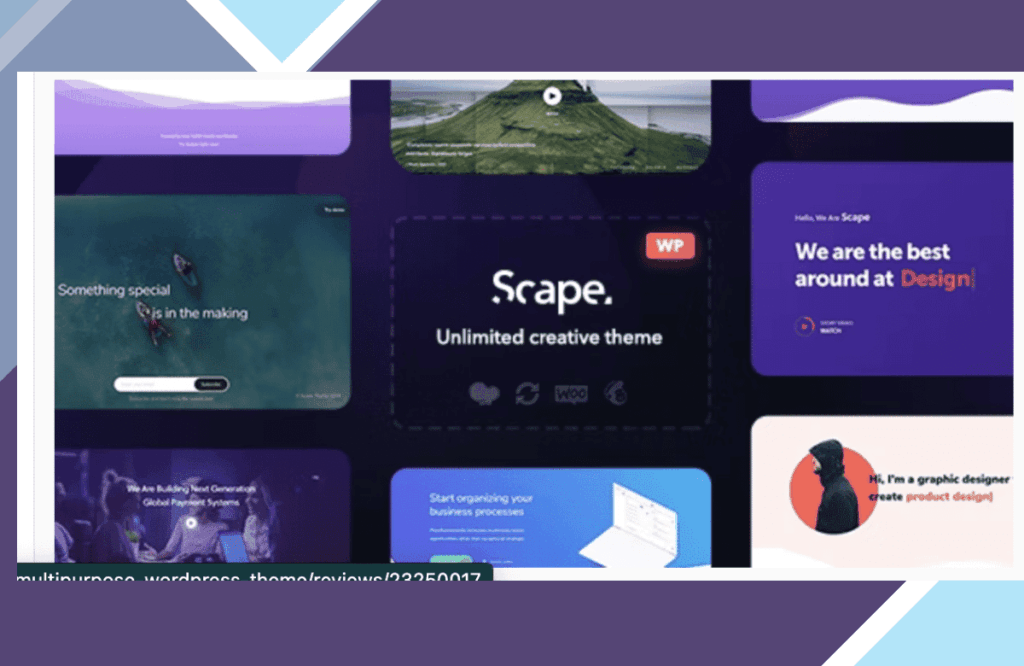 Scape – Multipurpose WordPress theme